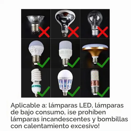 Vista 4 de Adaptador extensor de enchufe de luz E26/E27, extensión de 22.8 in/22.5 pulgadas, resistente al calor de 329.0 °F sin peligro de incendio, flexible