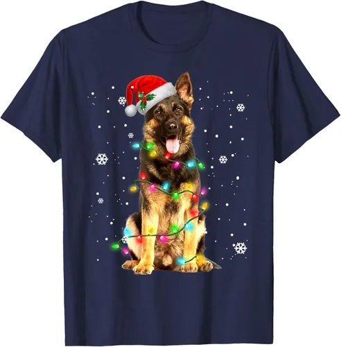Vista 62 de Suéter de Navidad para perros de pastor alemán, suéter de Navidad para regalos de perros, Negro, S