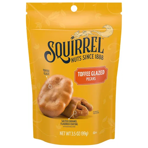 Vista 15 de Squirrel Brand Anacardos de chocolate con leche y mantequilla dorada, 3.5 onzas, bolsa resellable, sin gluten, aperitivos para adultos y niños