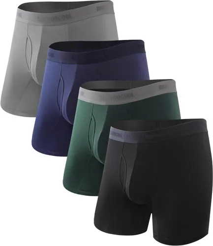Vista 18 de BAMBOO COOL Calzoncillos tipo bóxer para hombre, ultra transpirables