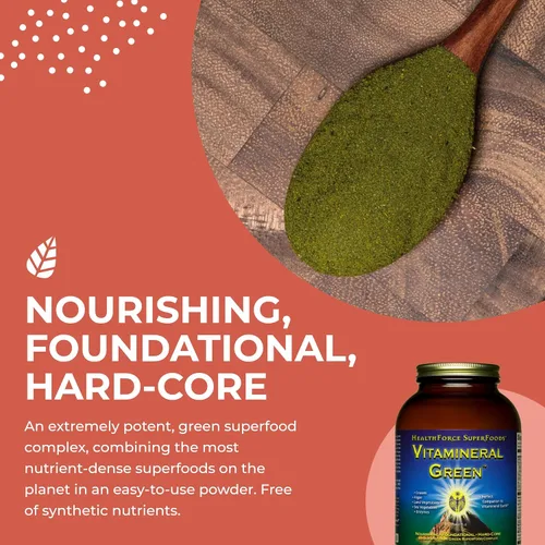 Vista 4 de HEALTHFORCE SUPERFOODS Vitamineral Green - Suplemento mineral para el apoyo inmunológico y de la tiroides - Suplemento en polvo verde
