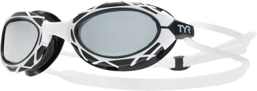 Vista 7 de TYR Nest Pro - Gafas de natación – Diseño inspirado en el estadio olímpico de Pekín 2008, visión periférica amplia, antivaho y protección UV