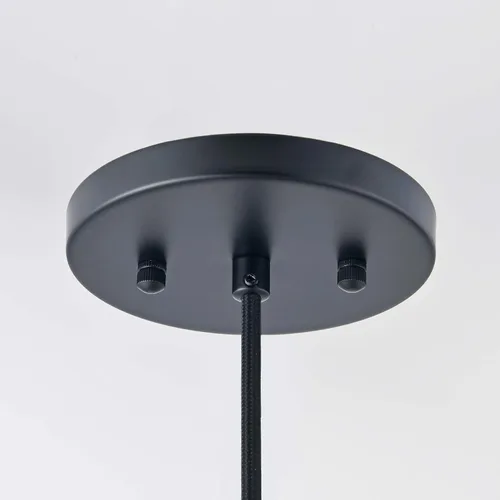 Vista 4 de BRIGHTTIA Kit moderno de toldo poco profundo de 5 pulgadas con herrajes, negro mate, conversión de luz colgante para enchufar a cable duro, piezas
