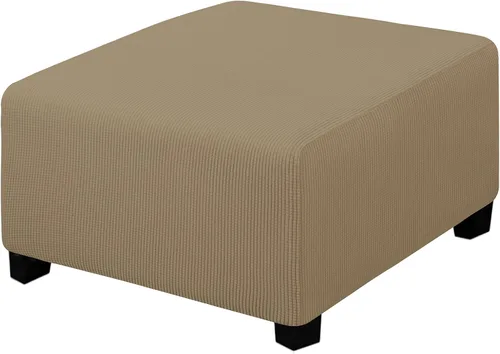 Vista 93 de Easy-Going Funda Elástica para Otomana Taburete de Almacenamiento Plegable Protector de Muebles Funda Rectangular Suave con Parte Inferior Elástica