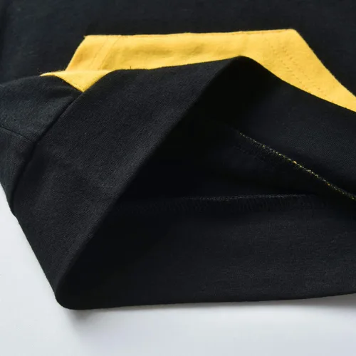 Vista 6 de Conjunto de sudadera con capucha de manga larga a rayas para bebé (niño) de Rebey