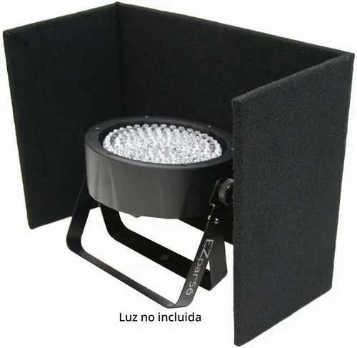 Vista 2 de Cubiertas de luz superior, 8 unidades, escudo LED negro, se adapta a Slim