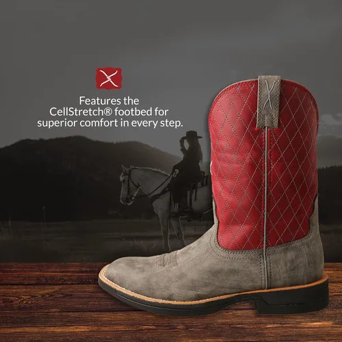 Vista 3 de Twisted X Botas Tech X de 11 pulgadas para hombre - Cómodas botas occidentales casuales para hombre