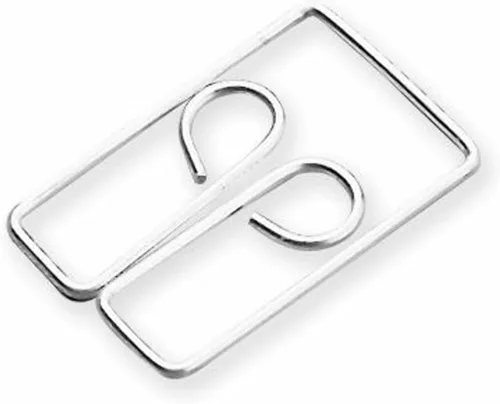 Vista 2 de Acco Regal Clips de papel n.º 3, 100/caja, plata, paquete de 2 (ACC72152)
