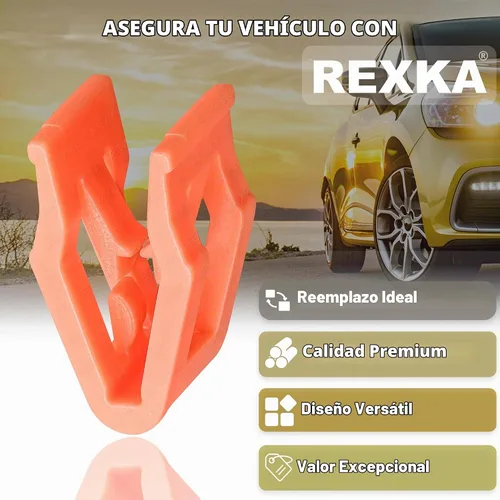 Vista 4 de Rexka 20 piezas de consola central, radio, DVD, panel de salpicadero, clip de bisel, retenedor compatible con Ford Mercury Edge Mustang Escape 20PZAS
