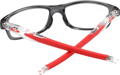 Vista 4 de BroLizard Brazos de repuesto para marco transparente satinado Oakley Crosslink de vidrio - B