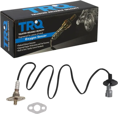 Vista 385 de TRQ Sensor de Oxígeno O2 de 4 Hilos de Banda Estrecha Compatible con VW Atlas 2.0L 2018-21, VW GTI 2.0L 2016-18, Audi A3 Quattro 2.0L 2015-18, VW