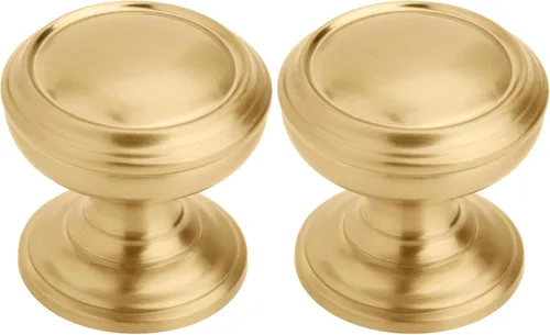 Vista 11 de Amerock Pomo para gabinete Bronce champán Diámetro de 1-1/4 pulgadas (1.260 in) Revitalize Paquete de 1 unidad Perilla de cajón