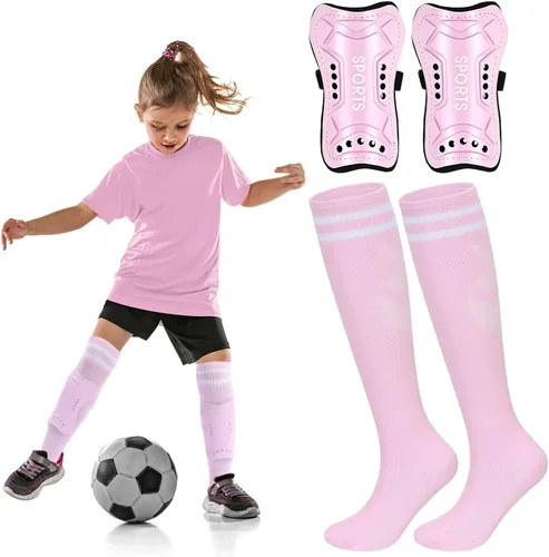Vista 13 de Syhood - Espinilleras y calcetines de fútbol para niños pequeños y jóvenes, almohadillas protectoras ligeras para espinillas para niños de 3-5