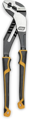 Vista 10 de GEARWRENCH Juego de alicates de mandíbula recta de lengüeta y ranura de material dual PITBULL K9 de 8", 10" y 12" - 82205CAZ