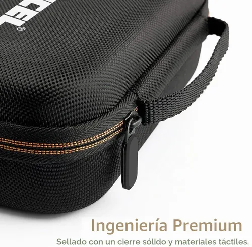 Vista 4 de ANCEL Funda protectora grande para escáner OBD2 y lector de código, herramienta de escaneo de diagnóstico, probador de batería, caja de Gris-oscuro
