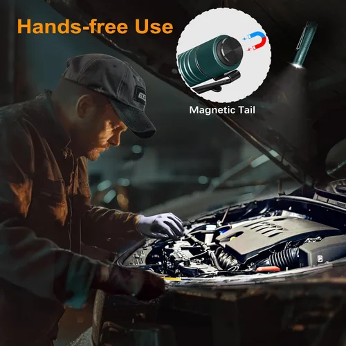 Vista 4 de VTIGER T1A Mini Linterna EDC de Bolsillo con Clip, 1300 Lúmenes Linterna Compacta AA Recargable LED Pequeña, Interruptor de Cola Súper Brillante