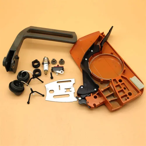 Vista 6 de Kit de placa de barra de cubierta de embrague lateral de freno para Husqvarna 266 268 272 61 66 motosierra 503 73 66 01, 501 81 48 01, 501 51 38 01