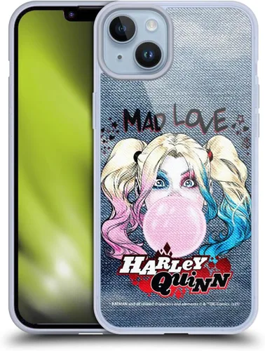 Vista 52 de Head Case Designs Funda de gel suave con licencia oficial de Batman DC Comics Bubblegum Harley Quinn Graphics compatible con Apple iPhone 7