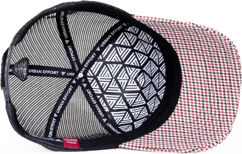 Vista 10 de Urban Effort Gorra trasera de malla, para hombres y mujeres, gorra de béisbol de 5 paneles, gran cierre a presión para caza y senderismo