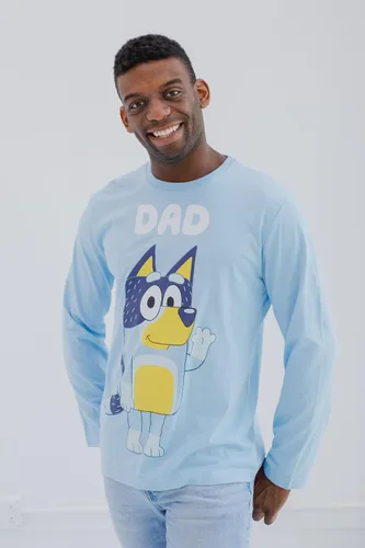 Vista 2 de Bluey Bingo Chilli Mom Bandit Dad Long Sleeve Matching Family T-Shirt Toddler to Adult