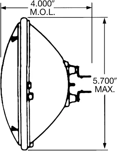 Vista 4 de Wagner Lighting H5006 - Faro delantero (caja de 1) (paquete de 2)