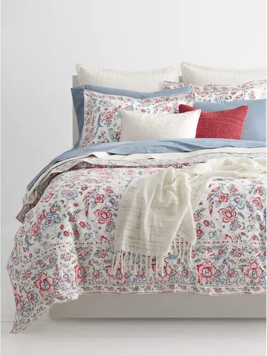 Vista 3 de Lauren Ralph Lauren Lucie Floral Full/Queen - Juego de funda de edredón de 3 piezas