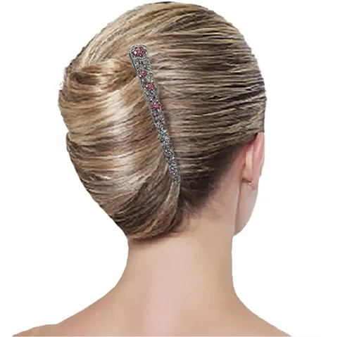 Vista 7 de NM110-2-6d1 - Juego de 6 pinzas de metal resistentes para el cabello para mujeres y niñas