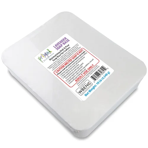 Vista 12 de Primal Elements Base de jabón de aloe – Base de jabón hidratante para derretir y verter glicerina para manualidades y hacer jabón, fácil de cortar