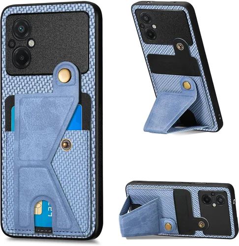 Vista 62 de Funda para Oppo K10x / OnePlus Nord CE 2 Lite 5G Funda para Realme 9 5G / 9 Pro / Q5 / V25 Funda de piel sintética con ranuras para tarjetas