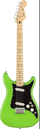 Vista 2 de Fender Player Lead II - Guitarra eléctrica, con 2 años de garantía, verde neón, diapasón de arce