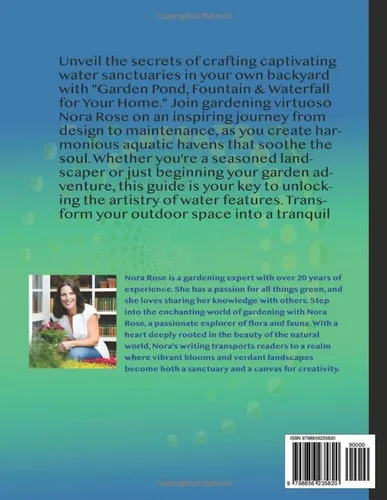 Vista 2 de Garden Pond, Fountain & Waterfall for Your Home Updated for 2023. Great DIY Handbook for garden design