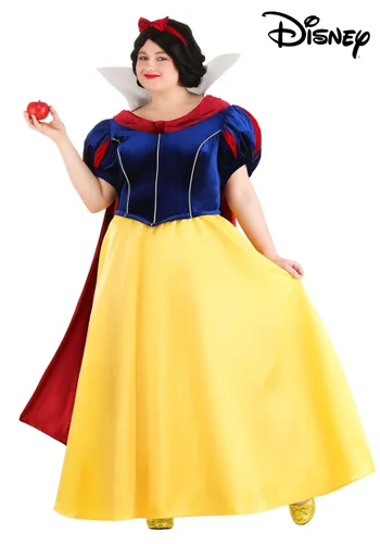 Vista 2 de Disfraz de Blancanieves para Mujer Talla Plus de Disney Multicolor