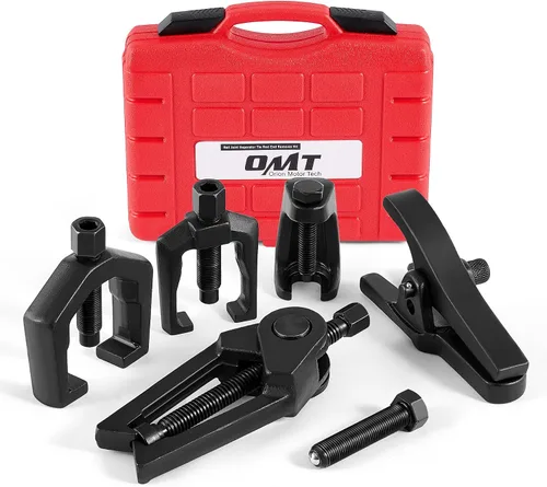 Vista 8 de Orion Motor Tech Separador de rótula 5 en 1, extractor de brazo Pitman, juego de herramientas de extremo de barra de acoplamiento para servicio