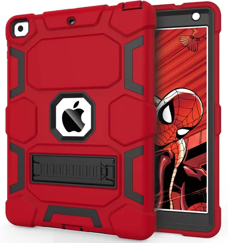 Vista 28 de CCMAO Funda para iPad de 6ª/5ª generación (9.7 pulgadas, 2018/2017), iPad Air de 2ª generación (2014) con soporte, funda protectora híbrida a prueba
