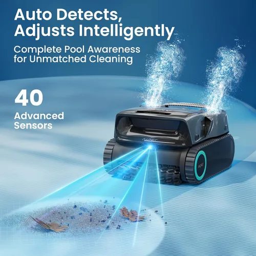 Vista 4 de Aiper Scuba X1 Pro Max - Robot aspirador de piscina y robótico para piscina con succión de 8,500 GPH, mapeo de piscina, filtración ultrafina de 3