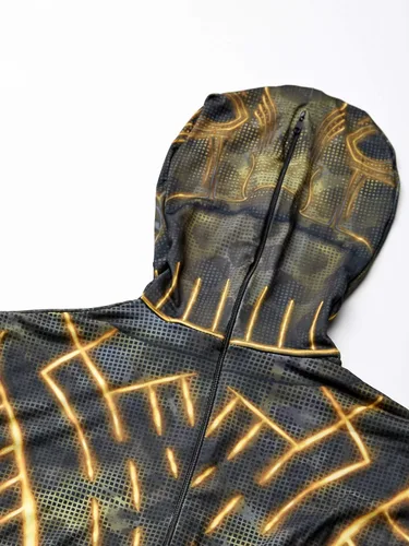 Vista 4 de Rubies - Traje de piel para hombre diseño de Pantera Negra