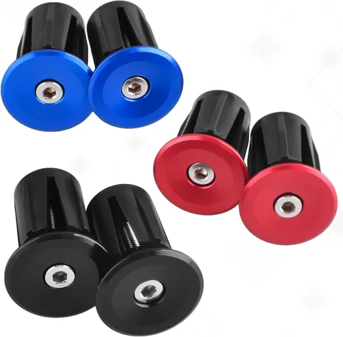 Vista 8 de TRIWONDER Tapones de extremo de barra de aluminio para manillar de bicicleta, tapas de barra de bloqueo expandibles, agarre para bicicleta