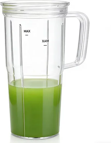 Vista 8 de Mezclador de repuesto combo de cuchilla extractor de fácil giro con exprimidor personal tarro personal de 24 onzas taza y tapa para llevar