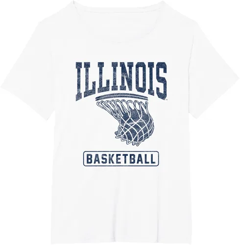 Vista 16 de University of Illinois Fighting Illini - Camiseta de baloncesto, Gris