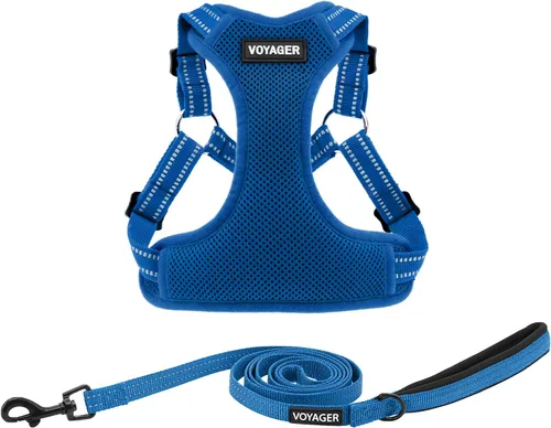 Vista 31 de [Usado] Best Pet Supplies Voyager - Arnés ajustable, transpirable, antitirones, para perros pequeños, medianos y grandes, para caminar, trotar