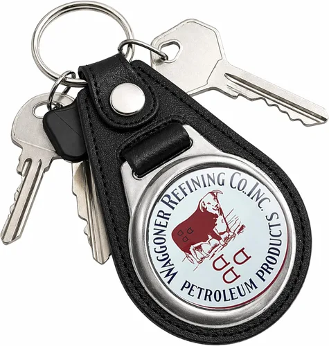 Vista 34 de Brotherhood Round Key Chain for Vintage Motor Oil, Petroleum, and
