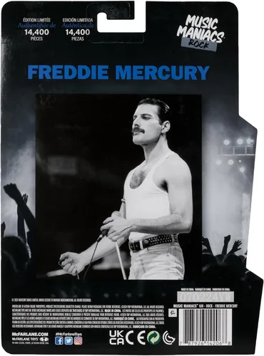 Vista 9 de McFarlane Toys - Figura de acción de Music Maniacs Rock Freddie Mercury de 6 pulgadas