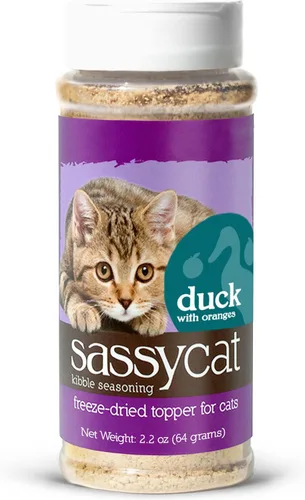 Vista 6 de Herbsmith Sassy Cat Kibble Seasoning - Caldo de huesos liofilizado - Decoración de comida para gatos para comedores quisquillosos - Caldo de hueso
