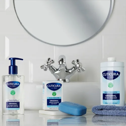 Vista 8 de Cuticura Talco ligeramente medicado 8.82 oz por Cuticura