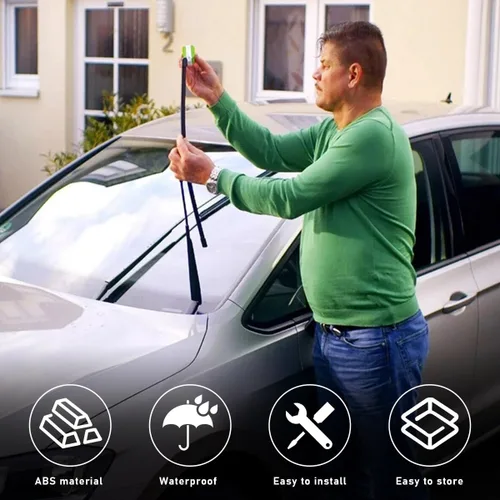 Vista 4 de Herramienta de reparación de limpiaparabrisas de automóvil, reparador de limpiaparabrisas de vehículo ABS impermeable con esponja, herramienta