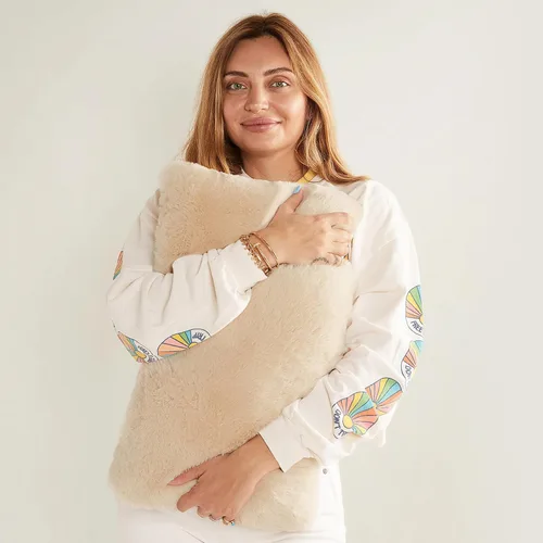 Vista 2 de UnHide Squish - Almohada lumbar, almohada rectangular de piel sintética extra suave 100% Polyester Fill, Machine Washable, Perfect for Living