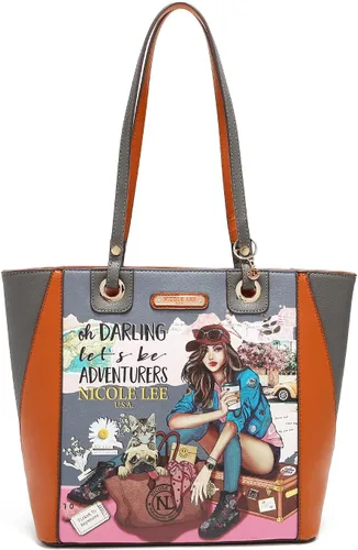 Vista 4 de Nicole Lee Journey of Stephanie - Juego de 3 piezas (bolsa de compras, mini, bolsa), Viaje de Stephanie