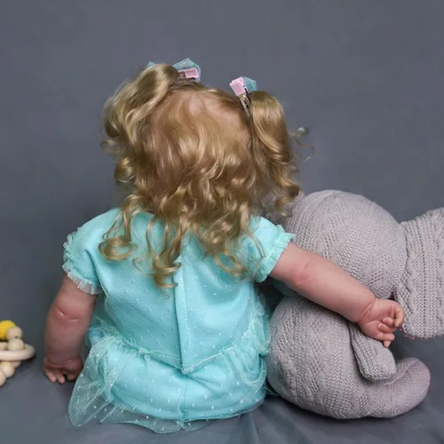 Vista 8 de JIZHI Muñecas Realistas de Bebé Reborn - 20 Pulgadas con Sensación Realista de Recién Nacido Adorables y Juguetonas Muñecas de Bebé de la Vida Real
