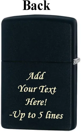 Vista 2 de Zippo Encendedor - Encendedor personalizado personalizado grabado animal resistente al viento