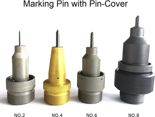 Vista 3 de Pin de marcado No.2 y tapa de pin para la máquina de marcado de punto Peen KUNTAI